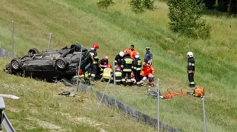 Wypadek na trasie S3 w Rębowie. Są poszkodowani