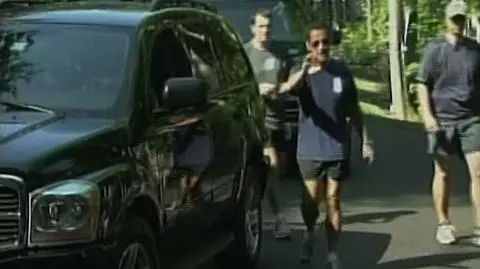 Sarkozy z wizytą w domu Busha