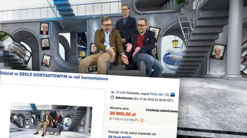 WOŚP. Wylicytowano udział w "Szkle kontaktowym"