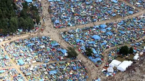 Mężczyzna źle się poczuł na polu festiwalowym, trafił do szpitala. Nie udało się go uratować