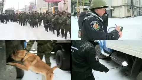 Poszukuje przeszukała teren fabryki wyborów cukierniczych w Żytomierzu  