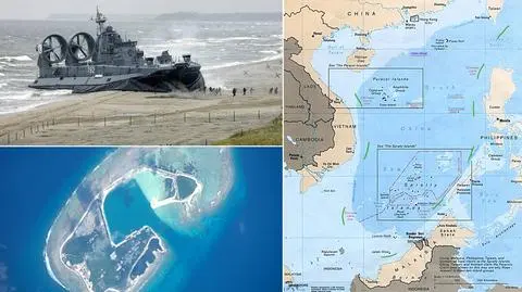 Chiny budują pas lotniczy w rejonie Morza Południowochińskiego