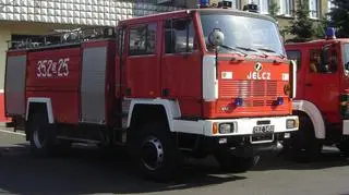 Do rozpalonego grilla pojechały dwa wozy strażackie