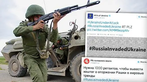 Białoruski student wymyślił hasło #RussiaInvadedUkraine, by zwrócić uwagę świata na "nową fazę konfliktu na Ukrainie"