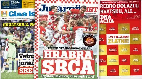 Chorwaci dumni ze swojej drużyny