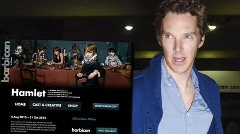 Benedict Cumberbatch przygotowuje się do tytułowej roli w "Hamlecie"