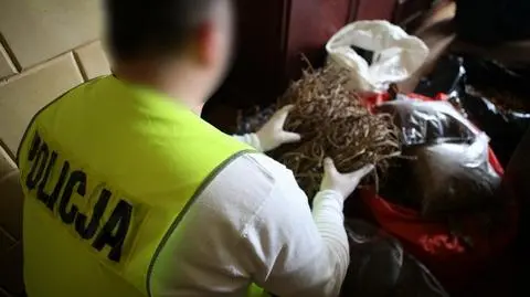 Rodzice z synem w garażu produkowali papierosy