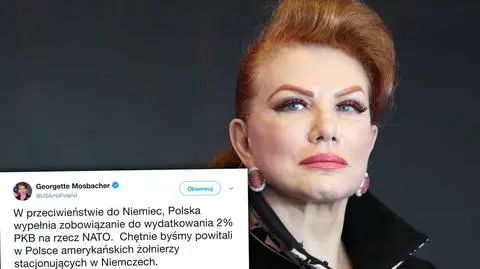 Ambasador USA Georgette Mosbacher o amerykańskich żołnierzach w Polsce