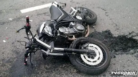 Zderzenie motocykla i samochodu w Zakopanem. Mężczyzna nie żyje