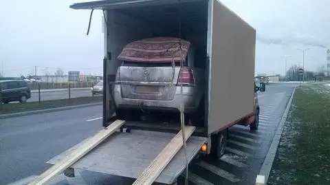 Kierowca samochodu dostawczego dostał mandat