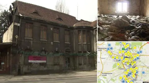 Łódzkie centrum się sypie; "Ratujemy co się da"