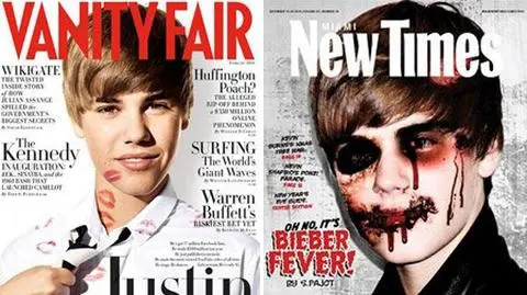 Bieber w całusach i we krwi