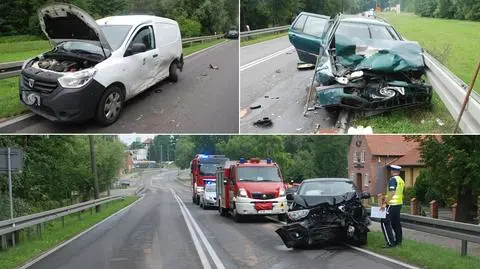 4 samochody zderzyły się w Kwidzynie