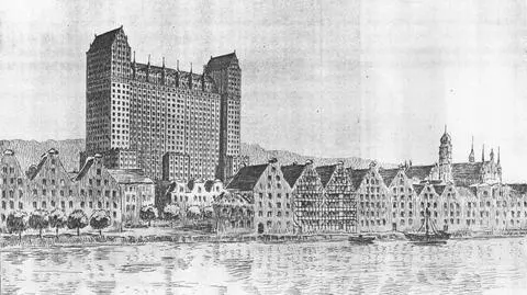 Gdańsk mógł wyglądać zupełnie inaczej. Wizje architektów sprzed wieku