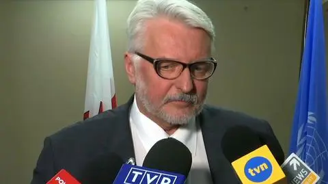 Szef MSZ tłumaczy, że był zmęczony po niemal dobie spędzonej w podróży
