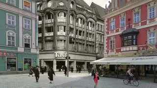 Róg ul. Wita Stwosza i Kuźniczej