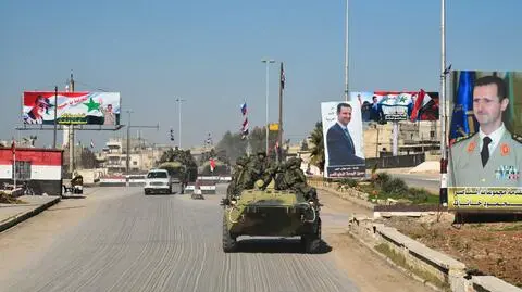 Na nagraniu rosyjski ostrzał celów tzw. Państwa Islamskiego w Hamie (Syria) 