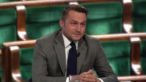 Piotr Guział w "Faktach po Faktach" w TVN24