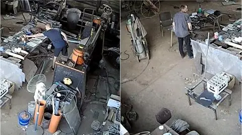 Złodzieje splądrowali spawalnie. Nagrała ich kamera, szuka policja