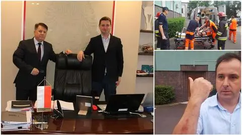 O ten fotel walczyło - i to dosłownie - dwóch starostów. Teraz trafi na licytację WOŚP