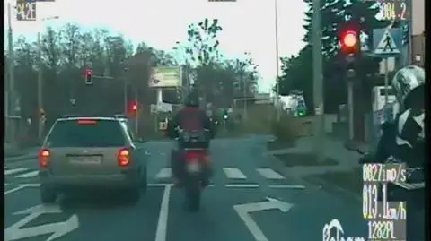 Sąd ukarał motocyklistę po 4 miesiącach