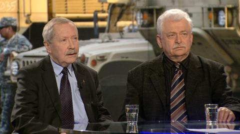 Janusz Onyszkiewicz i Romuald Szeremietiew w "Faktach po Faktach"