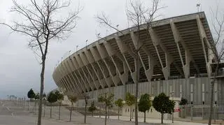 Iberostar Stadium, na którym doszło do wybuchu