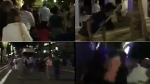 Nagranie z momentu ataku