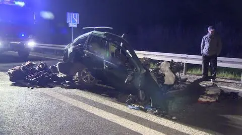 Wypadek pod Opocznem. Dwie osoby, w tym dziecko nie żyją