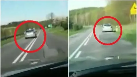 Pijany policjant prowadził samochód