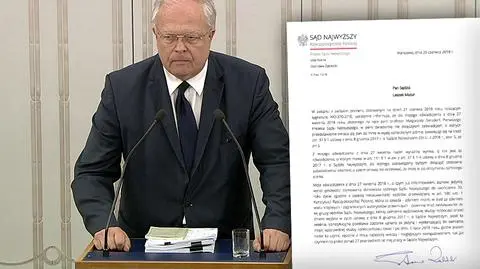 Supreme Court judge Stanisław Zabłocki says the Constitution guarantess his place in the court