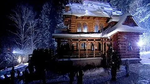 Pasterka w śniegu