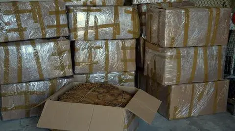 Wiózł 300 kilogramów nielegalnego tytoniu, zatrzymała go policja