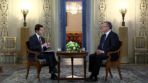 Gościem „Faktów po Faktach” był prezydent Bronisław Komorowski. 