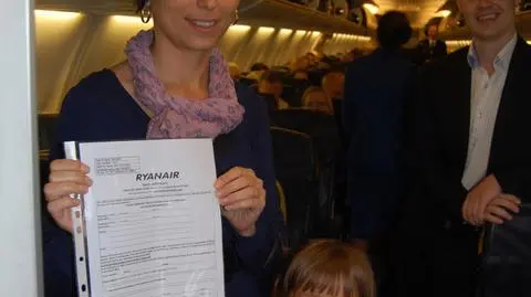 Tusk dwumilionowym pasażerem Ryanair