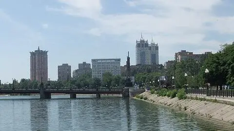 Rzeka Kalmius w Doniecku