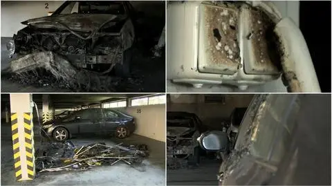 Spłonęło 6 samochodów. Porachunki gangów? "Nie wykluczamy tego"