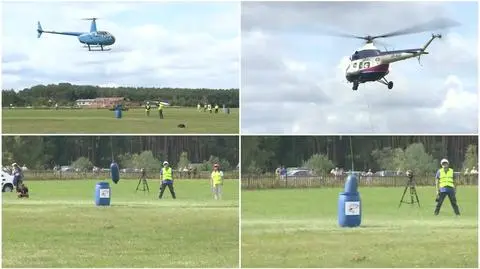 Liczą się każdy centymetr, każda sekunda.
Niezwykła rywalizacja pilotów śmigłowców