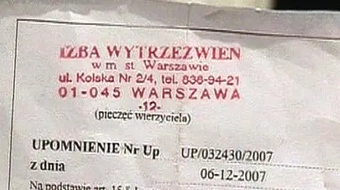 Nie pił, nie był - a ma płacić