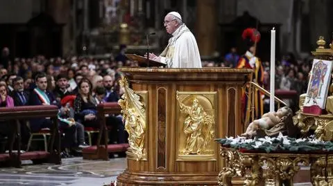 Watykan. Papież Franciszek odprawił mszę na koniec roku