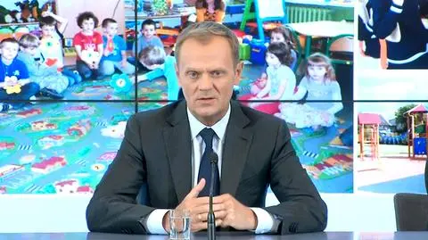 Tusk uważa, że obniżenie wieku szkolnego jest słuszne 