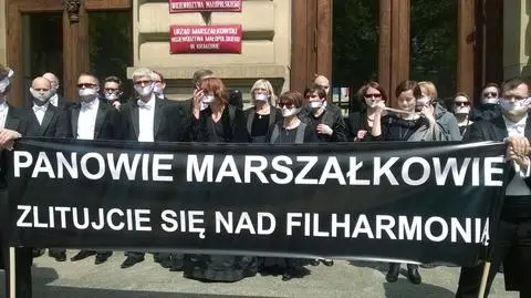 Niemy protest muzyków. Walczą o przywrócenie zwolnionego dyrygenta