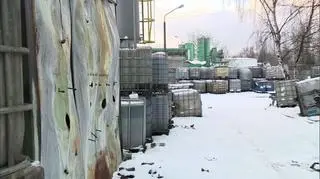 Nielegalne składowisko odpadów w Szopienicach