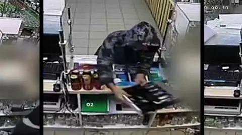 Z butelką na ekspedientkę. Policja szuka złodzieja