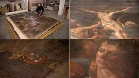 Obraz pochodzi z przełomu XVII/XVIII wieku