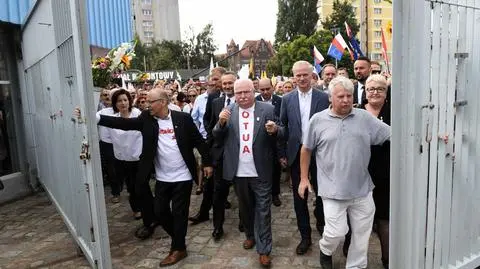 W miejskich obchodach udział wzięli twórcy Solidarności