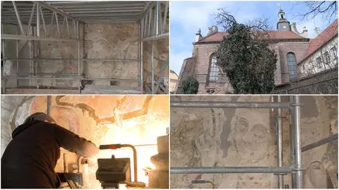 Kalisz: w kościele franciszkanów odkryto średniowieczny fresk