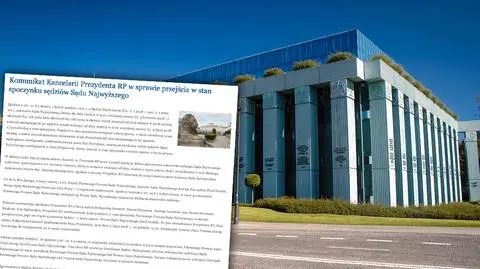 Kancelaria Prezydenta RP wydała komunikat w sprawie sędziów SN (mat. "Faktów" z 4 lipca)