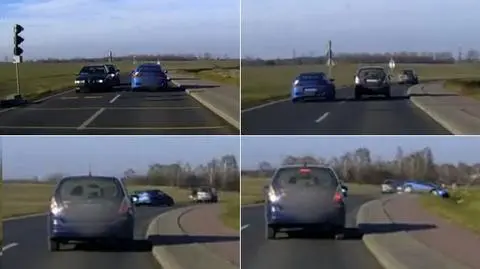 Samochód skończył w rowie 