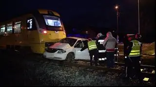 Kolizja na torach w Żelistrzewie 